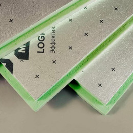 Плита теплоизоляционная LOGICPIR Балкон Ф/Ф Г4 40 мм, L-кромка (Лоджикпир)