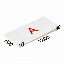 Утеплитель LOGICPIR Slope СХ/СХ 1,7 %, элемент A, 1200х600х10-30 мм (Лоджик пир Слоп)