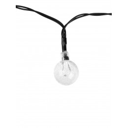 Гирлянда ССГ-154 "Шарики" на солнечной батарее, 2.7 м, 20 LED, многоцветный, IP54, TDM