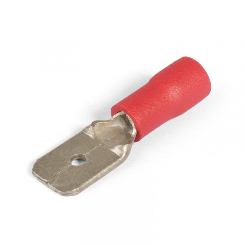 Разъем кабельный плоский изолированный «папа» РПИ-П 1.5-(6.3) серия ПРОФИ с ПВХ манжетой