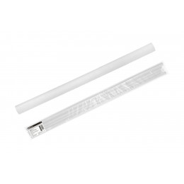 Трубка термоусаживаемая не поддерживающая горение, с клеевым слоем, белая, длиной 1,0 м ТТкНГ(3:1)-30/10-Б TDM