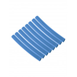 Набор трубок термоусаживаемых, не поддерживающих горение, клеевых, длиной 10 см ТТкНГ(3:1) "Моноцвет, си ний 7,9/2,65 TDM"