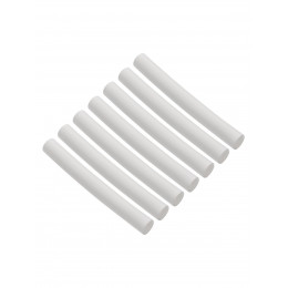 Набор трубок термоусаживаемых, не поддерживающих горение, клеевых, длиной 10 см ТТкНГ(3:1) "Моноцвет, белый 9,5/3,0 TDM"