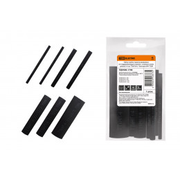 Набор трубок термоусаживаемых не поддерживающих горение с клеевым слоем, длиной 10 см, ТТкНГ(4:1) "Электрик №4" TDM