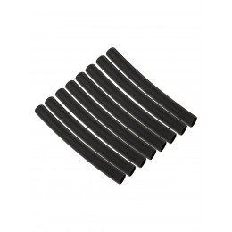 Набор трубок термоусаживаемых, не поддерживающих горение, клеевых, длиной 10 см ТТкНГ(3:1) "Моноцвет, черный 7,9/2,65TDM"