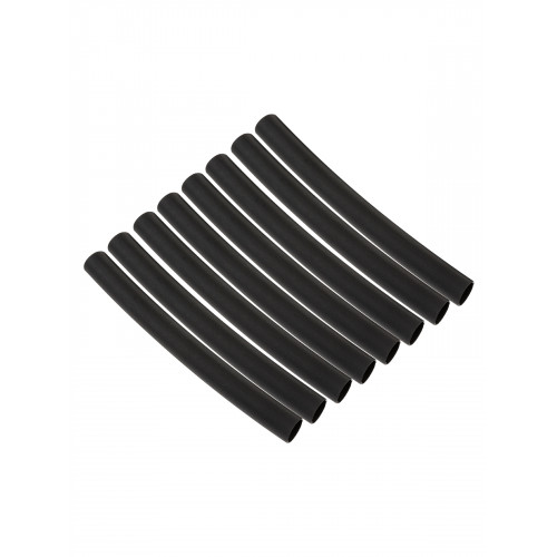 Набор трубок термоусаживаемых, не поддерживающих горение, клеевых, длиной 10 см ТТкНГ(3:1) "Моноцвет, черный 7,9/2,65TDM"