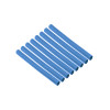 Набор трубок термоусаживаемых, не поддерживающих горение, клеевых, длиной 10 см ТТкНГ(3:1) "Моноцвет, синий 6,4/2,0 TDM"