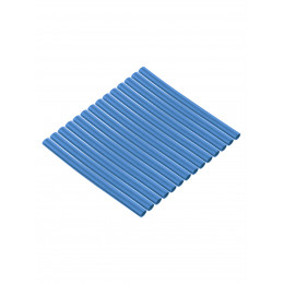 Набор трубок термоусаживаемых, не поддерживающих горение, клеевых, длиной 10 см ТТкНГ(3:1) "Моноцвет, синий 4,8/1,5 TDM"