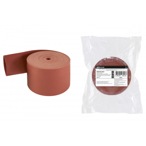 Трубка термоусаживаемая для изоляции шин на напряжение до 10 кВ, красная ТТШ-10-30/12-К TDM