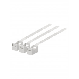 Крепеж ремешковый 7,6х165 белый (100шт) TDM