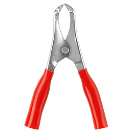 Зажим "крокодил" ЗК 15А 75мм красный (10шт) TDM