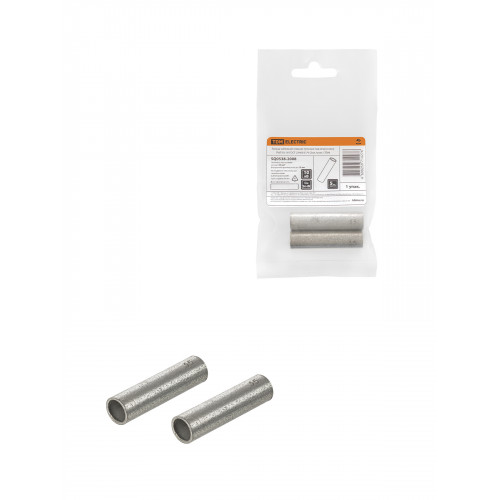 Гильза кабельная медная луженая под опрессовку ГМЛ 35-10 ГОСТ 23469.3-79 (2шт./упак.) TDM