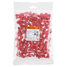 Ответвитель Т-обр. ОВТ-1 0,5-1,5 мм2 красный (100 шт.) TDM