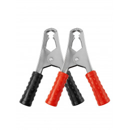 Зажим "крокодил" ЗК 100А 105мм в изоляции красный/черный  (1шт+1шт) TDM