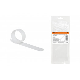 Хомут-липучка ХЛ 16х210 мм белый (20 шт) TDM