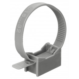 Крепеж ремешковый 7,6х165 серый (100шт) TDM