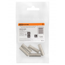 Гильза кабельная медная луженая под опрессовку ГМЛ 16-6 ГОСТ 23469.3-79 (5шт./упак.) TDM