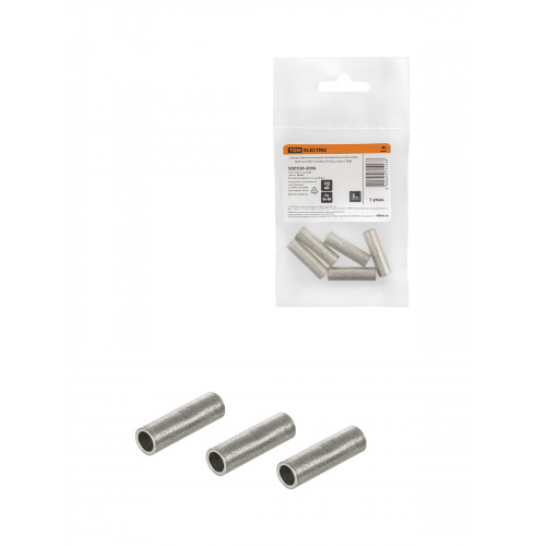 Гильза кабельная медная луженая под опрессовку ГМЛ 16-6 ГОСТ 23469.3-79 (5шт./упак.) TDM