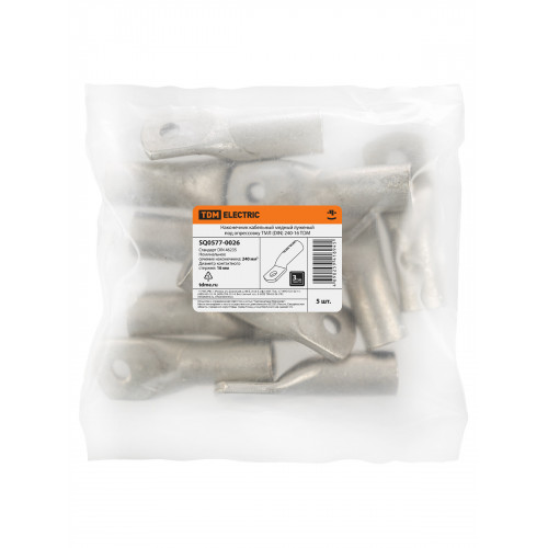 Наконечник кабельный медный луженый под опрессовку ТМЛ (DIN) 240-16 TDM