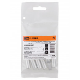 Наконечник кабельный штифтовой алюминиевый луженый под опресовку НШАЛ 16-14 (8 шт./упак) TDM