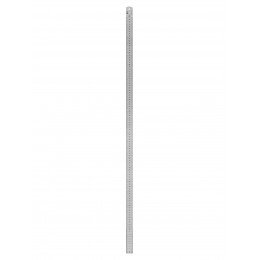 Линейка измерительная металлическая 100 см, нержавеющая сталь, двухсторонняя шкала, "Рубин" TDM