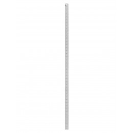 Линейка измерительная металлическая 100 см, нержавеющая сталь, двухсторонняя шкала, "Рубин" TDM