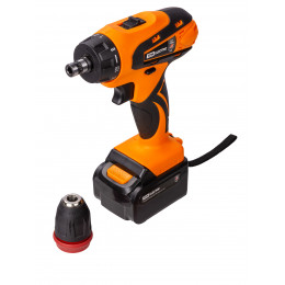 Дрель-шуруповерт акк. ДША-18-ЛК1-С 18 В, 2 А*ч Li-Ion 2 шт, 32 Нм, 0-1400 об/мин, кейс, "Рубин" TDM