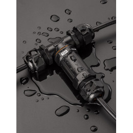 Кабельный коннектор Т-образный (клеммник 5PIN) IP68 TDM