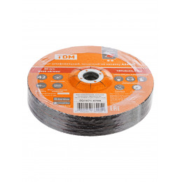 Круг шлифовальный, зачистной по металлу, 180х6х22,2 мм, тип 42, A24RBF, серия "Рубин", TDM