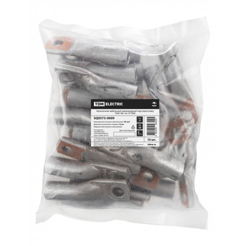 Наконечник кабельный алюмомедный под опрессовку ТАМ 185-16-19 TDM