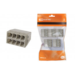 Строительно-монтажная клемма КБМ-2273-248 (2,5мм2) с пастой (5 шт/упак) TDM