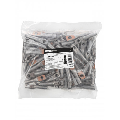 Наконечник кабельный алюмомедный под опрессовку ТАМ 25-8-7 TDM