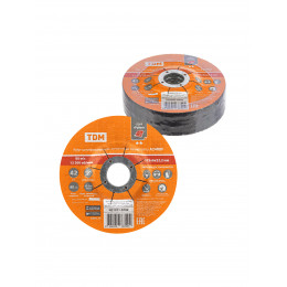 Круг шлифовальный, зачистной по металлу, 115х6х22,2 мм, тип 42, A24RBF, серия "Рубин", TDM