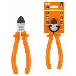 Бокорезы (кусачки), с пластиковыми рукоятками, углеродистая сталь, 180 мм, серия "Гранит" TDM