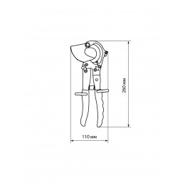 Ножницы секторные НС-32C для резки бронированного кабеля, “МастерЭлектрик” TDM