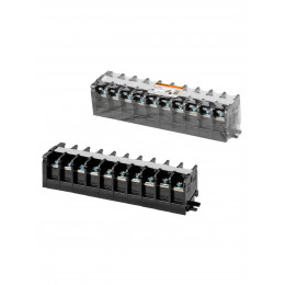 Блок зажимов наборный БЗН 40А на DIN-рейку 10 пар TDM