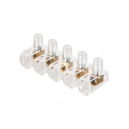 Клеммник концевой изолированный ККИ 4 мм2 (5х1) TDM