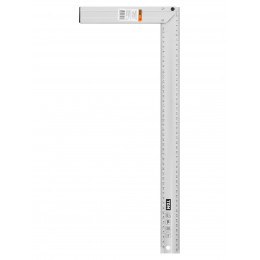 Угольник столярный 500 мм алюминиевый, усиленный, облегченная рукоятка, "Рубин" TDM