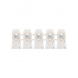 Клеммник концевой изолированный ККИ 2,5 мм2 (5х1) TDM