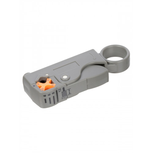 Клещи КЗ-К, зачистка коаксиального кабеля RG-58/59/6/SAT, регулируемые ножи, «МастерЭлектрик» TDM