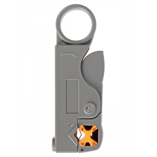 Клещи КЗ-К, зачистка коаксиального кабеля RG-58/59/6/SAT, регулируемые ножи, «МастерЭлектрик» TDM