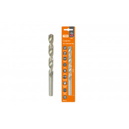 Сверло по металлу, 10 мм, полир., HSS, класс точн. В, 118⁰, цилиндр. хв., блистер 1 шт, "Рубин" TDM