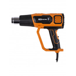 Технический фен ТФ-02, 2000 Вт, 9 предм., ЖК-экр., 2 реж., плавн. рег., 50-600 C, кейс, "Алмаз" TDM