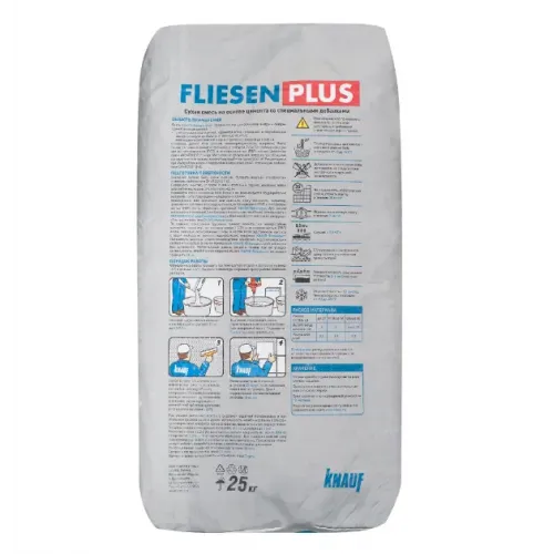 Клей плиточный Knauf - Флизен ПЛЮС 25 кг