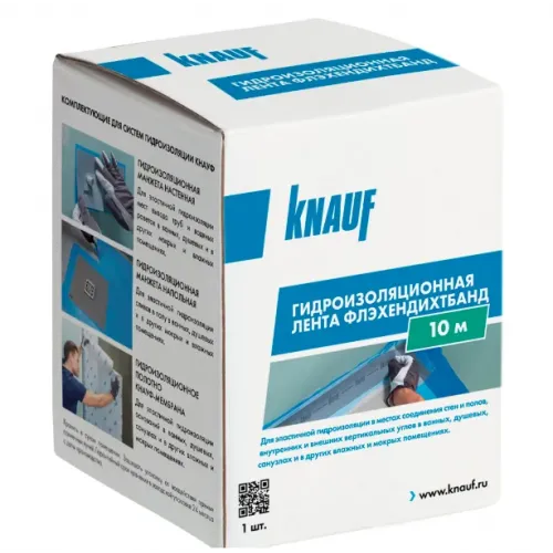 Лента гидроизоляционная Knauf Флэхендихтбанд 12см х 10м