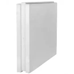 Пазогребневая плита (ПГП) Белая 667х500х100