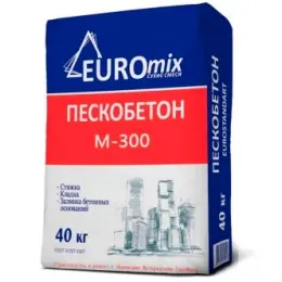 Пескобетон EUROмикс М-300 40 кг