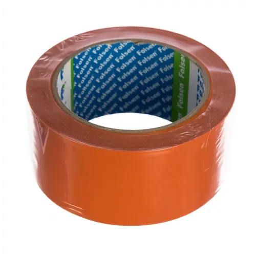 Cтроительная лента PVC Folsen оранжевая 50мм x 33м