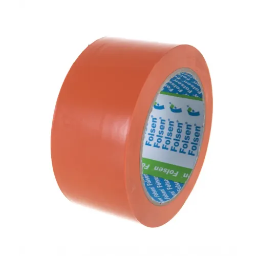 Cтроительная лента PVC Folsen оранжевая 50мм x 33м