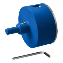 Алмазная коронка с центрирующим сверлом по керамике и стеклу ЗУБР 73мм